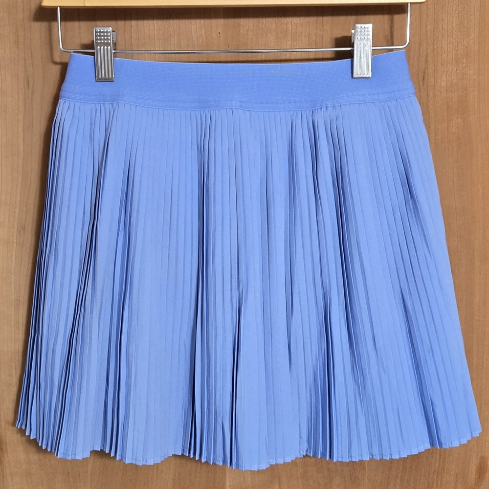 Old Navy Light Blue Pleated Skater Skirt